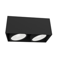 Oprawa natynkowaCardi II Nero / Ufo Bianco