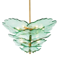 Żyrandol Florina green glass Eichholtz