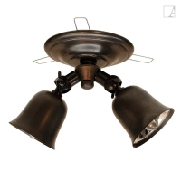 Lampa kierunkowa Authentage Fleure Twin rosas ze sprężynami