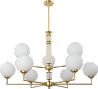 LAMPA WISZĄCA - ARTU GLASS - POLEROWANY MOSIĄDZ - KUTEK MOOD - MY HONEY HOME