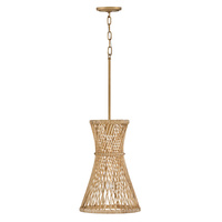 Lampa wisząca Twyla - 1 źródło światła - Oksydowane złoto