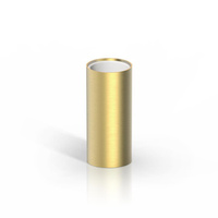 Kubek Decor Walther mata mosiężna nielakierowana (para)/Biały