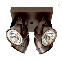 Lampa kierunkowa Authentage Comète na kwadratowej podstawie - duża