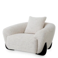 Fotel Siderno seashell off-white Eichholtz