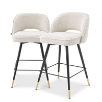 Krzesło barowe Cliff zestaw 2 szt. Eichholtz - My Honey Home