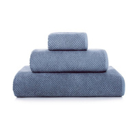 Ręcznik Graccioza Bee Waffle 50x100 cm Cobalt