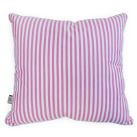 PODUSZKA DEKORACYJNA - BIAŁO-RÓŻOWA - SUNBRELLA - 50 x 50 CM - MY HONEY HOME COLLECTION