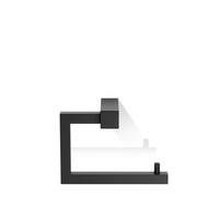 CORNER Uchwyt na papier toaletowy Decor Walther czarny mat