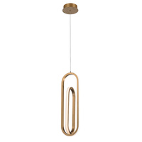Lampa wisząca Demark - Szczotkowane złoto