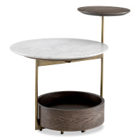 Stolik boczny Eichholtz Faye brushed brass finish