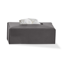 Pudełko na chusteczki Decor Walther NAPPA Skóra naturalna smoke-grey