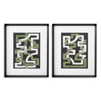 Plakat Eichholtz Window Trellis – Michael Willett, zestaw 2