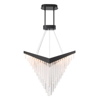 Żyrandol Vivien - Matowa czerń