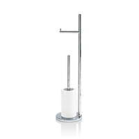 Zestaw do czyszczenia toalety Decor Walther Chrom / Biała porcelana