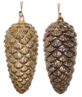 BOMBKA CHOINKOWA SZYSZKA - SET 4 SZT. - 15CM -  SHISHI - MY HONEY HOME