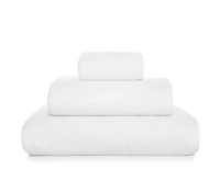 Ręcznik Graccioza Bee Waffle 30x30 cm White