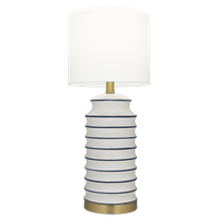 Lampa stołowa COASTAL T01026BR-WH