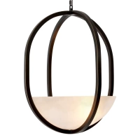 Żyrandol Scapa bronze highlight finish Eichholtz