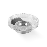 Dozownik mydła ścienny Decor Walther czarny mat / chrom