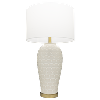 Lampa stołowa MURCIA T01033BR-WH