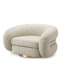 Fotel Cosenza splendor light grey Eichholtz
