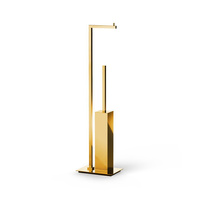 CORNER Zestaw do czyszczenia toalety Decor Walther złoto 24-karatowe złoto 24-karatowe 24 Carat