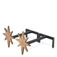Kozioł do kominka Andiron Star zestaw 2 szt. - Eichholtz - My Honey Home