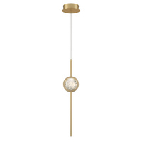 Lampa wisząca Barletta - 1 źródło światła - Szczotkowane złoto